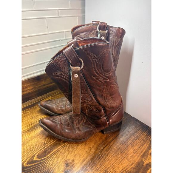 Sears Brown Cowboy Boots Size 9 main image 8